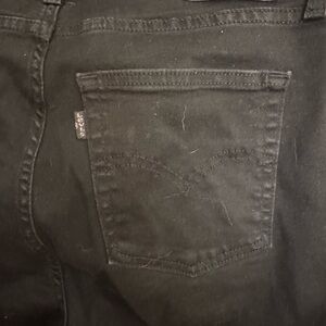 LEvI’s 721s Black on Black